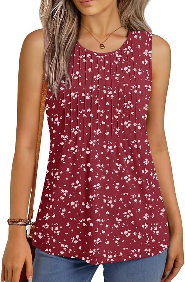 NORACORA Womens Camisole Tank Top Loose Fit Flowy Sleeveless Casual Summer 2026