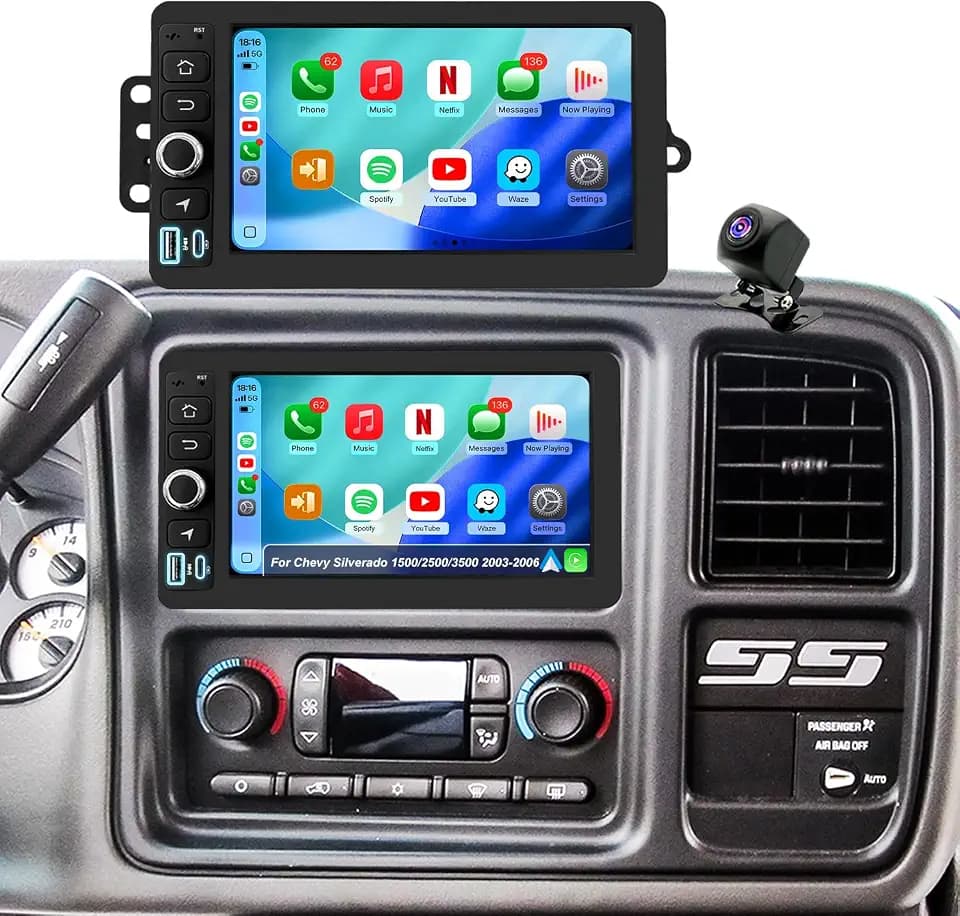 7" Car Stereo Radio for Chevy Silverado GMC Sierra 1500 2500 3500 2003-2006