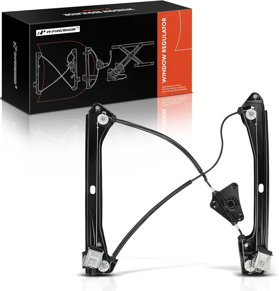 A-Premium Power Window Regulator Front Passenger Side, Without Motor