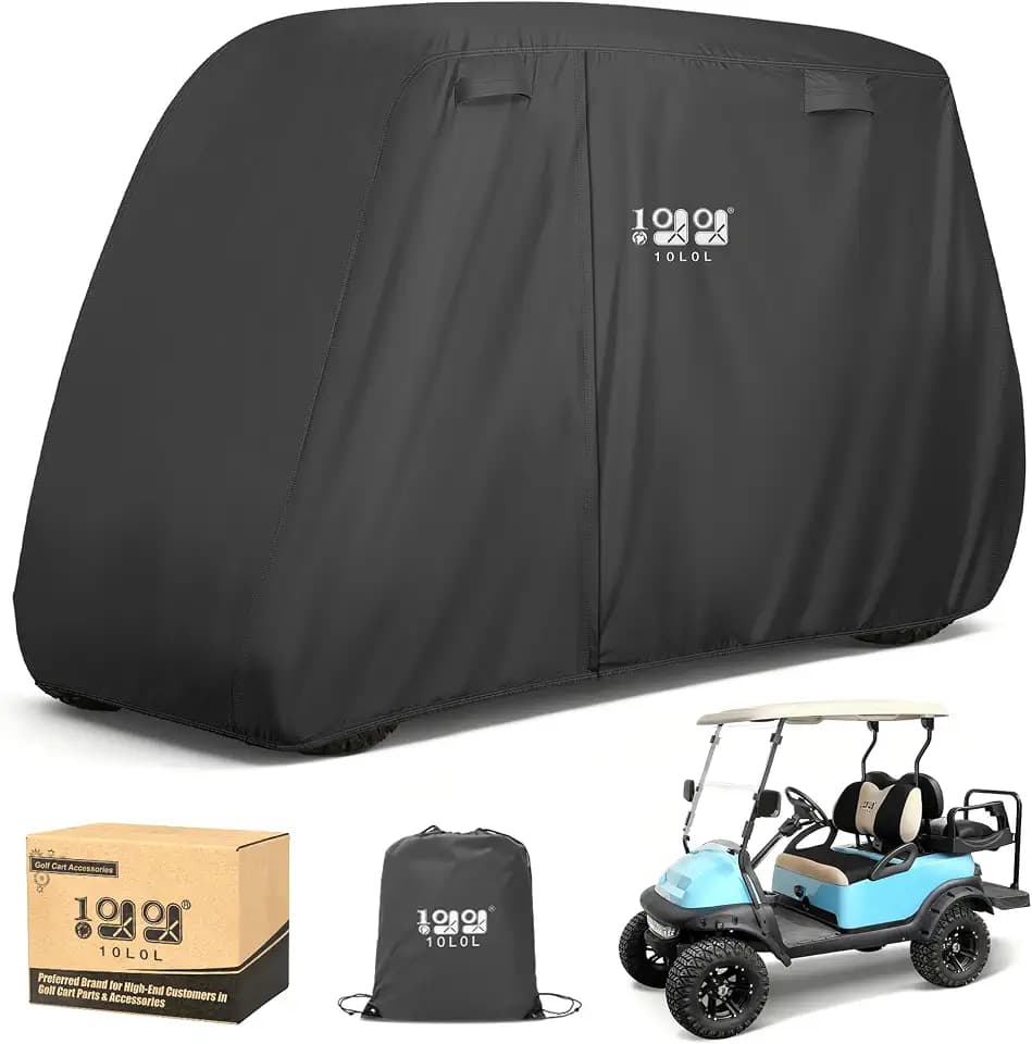 10L0L Golf Cart Cover 2/4/6 Passenger for Yamaha EZGO Club Car Covers