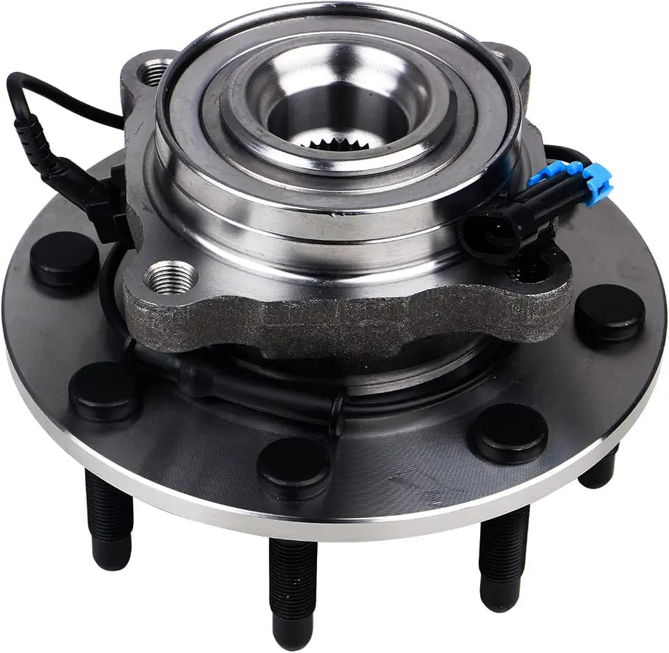 KUSATEC 515098 Front Wheel Bearing Hub Assembly for Chevy Silverado Suburban 2500 3500, GMC Sierra Yukon XL 2500, Hummer H2 2008 2009, 8 Lug Bolts w/ABS