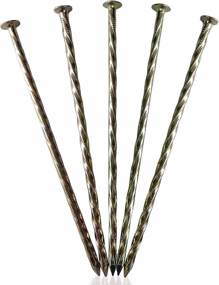 70 Pack 6"Artificial Turf Nails Garden Stakes Galvanized Landscaping Spikes