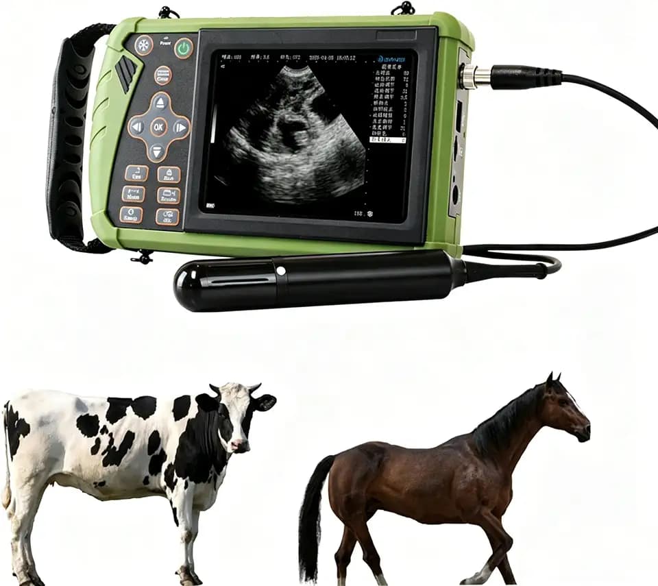 3.5MHz Veterinary Rectal Ultrasound Machine for Cattle and Horses