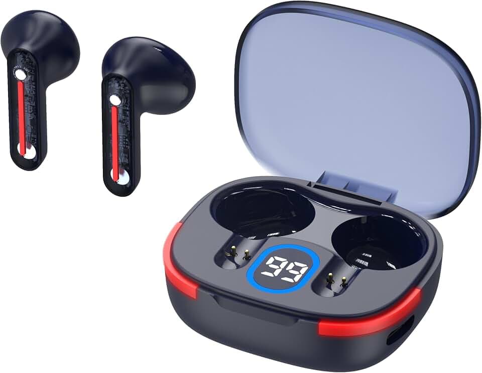 Red Bull Racing Bluetooth In-Ear Kopfhörer RB-EB190 | Wireless Earbuds mit ENC Noise Cancelling, 13mm Treiber, USB-C Ladecase, 25–30dB Geräuschunterdrückung, 3–4h Laufzeit, 10m Reichweite
