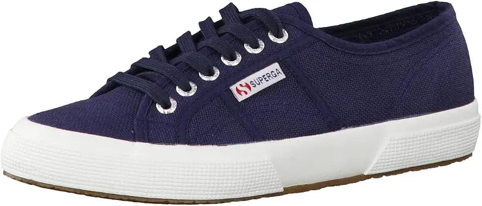 SUPERGA 2750 Cotu Classic Canvas Sneakers for Men & Women - Iconic Italian Men’s and Women’s Tennis Shoes with Breathable Upper, Non Slip Rubber Sole