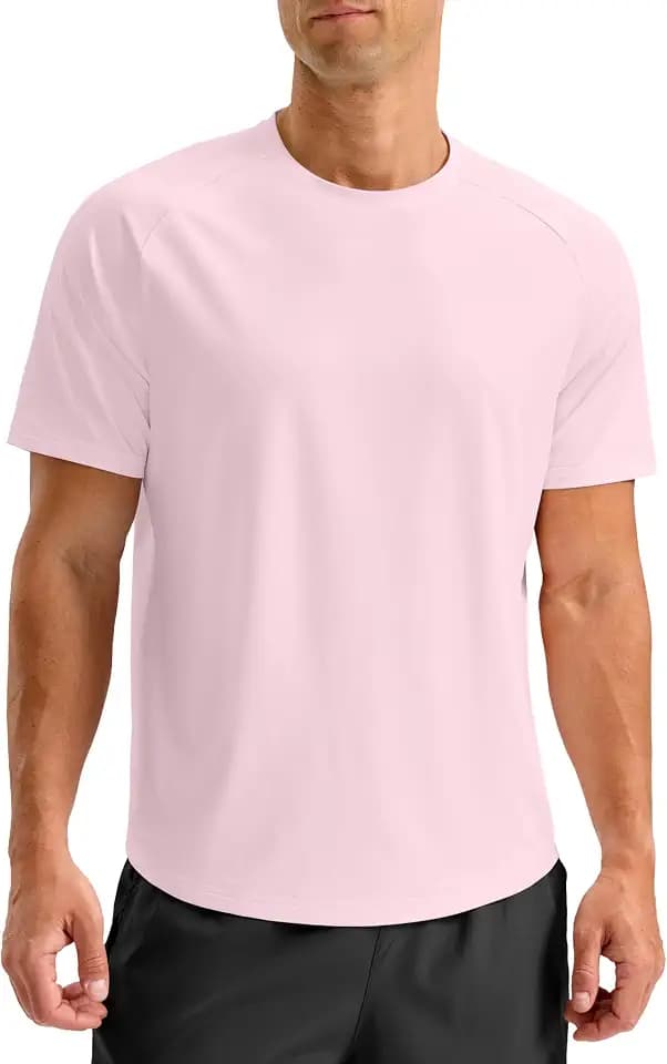Soothfeel Men's Workout Athletic Shirts Moisture Wicking Running T-Shirts