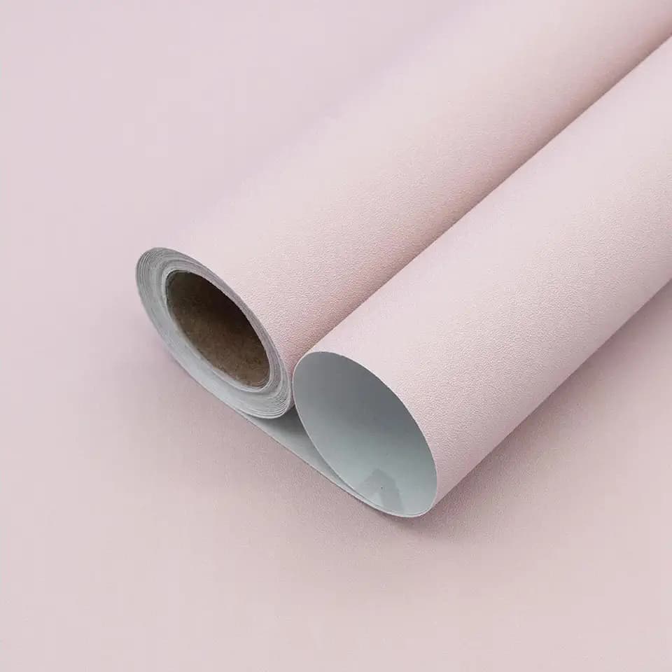 Yancorp 16"x394" Matte Pink Contact Papaer Peel and Stick Wallpaper Vinyl Wrap Countertop Wallpapers Waterproof for Cabinets Drawers Bedroom Kitchen Self-Adhesive Wallpaper
