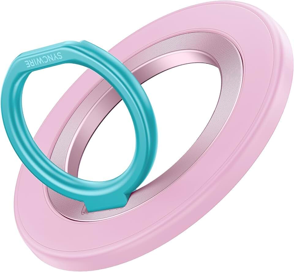 SYNCWIRE for MagSafe Phone Grip, Magnetic Phone Ring Holder Stand Kickstand