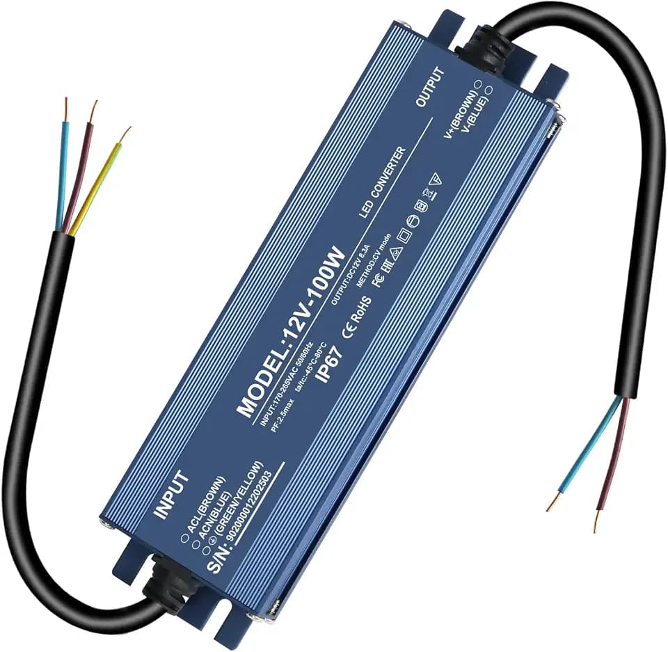 LED Trafo 12V 100W 8.3A, trafo 230v auf 12v 100w, LED Treiber Netzteil 12v