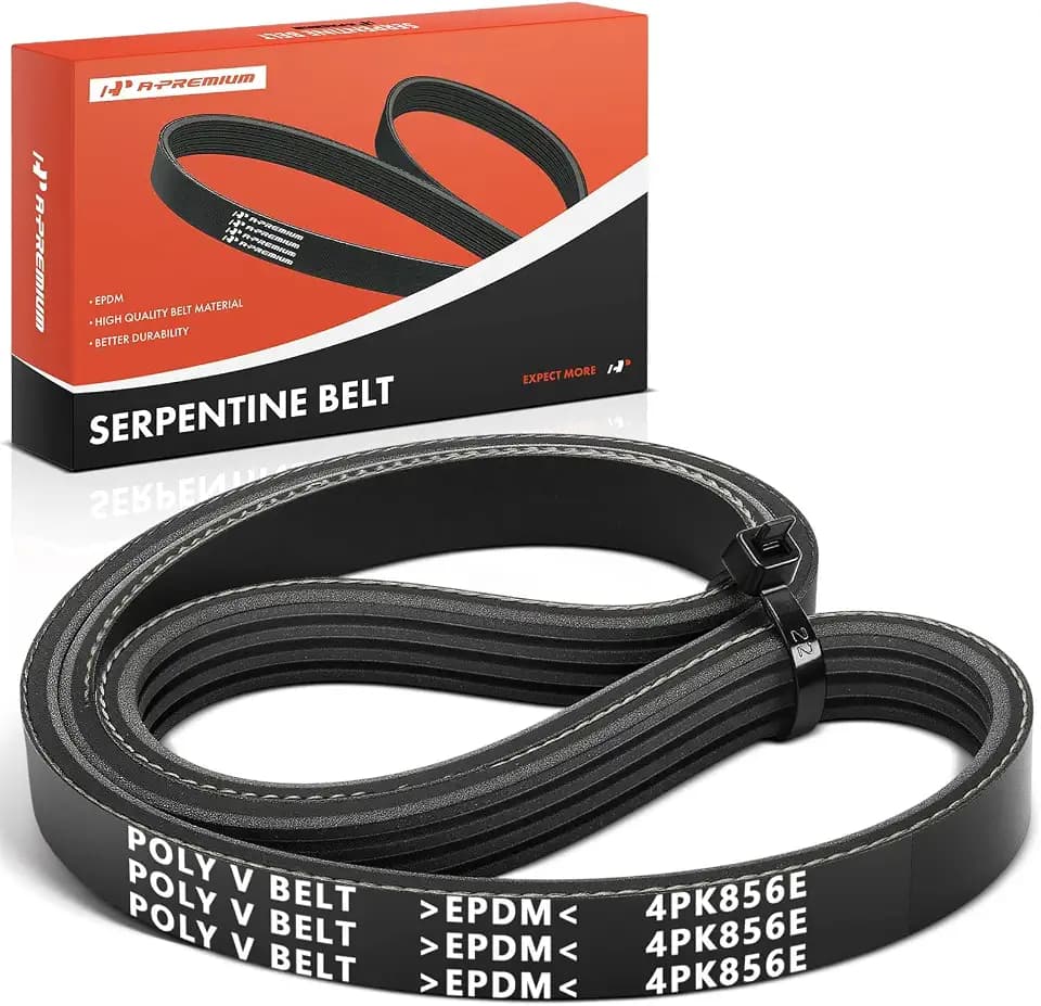 A-Premium 33.78 In Air Conditioning Stretch Fit Drive Belt for Chevy, GMC & Cadillac - 2014-2025 - Silverado 1500, Silverado 2500 HD, Sierra 1500, Sierra 2500 HD, Tahoe, Suburban, Yukon, Escalade