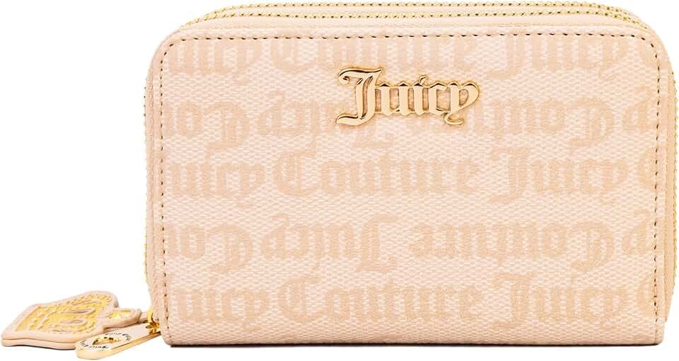 Juicy Couture Women's Fresh Take Wallet with Zip Closure, Stylish & Functional Accessory for Cards