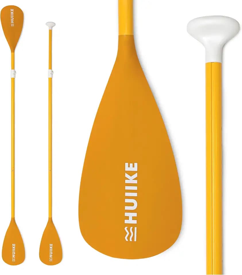 HUIIKE Paddel für Stand-Up Paddling und Kayak 2 in 1 Aluminium 4-Teiliges