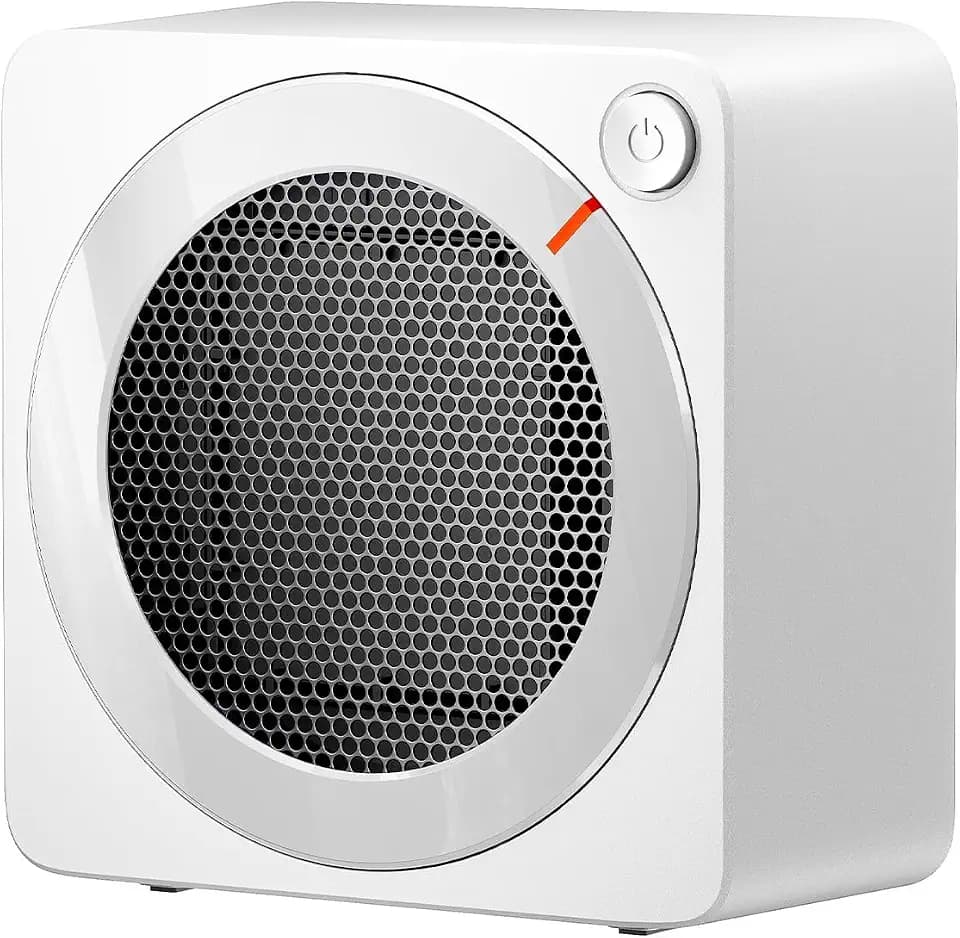 Gaiatop Mini Heizlüfter Energiesparend 500W, PTC-Keramik Heizlüfter Klein