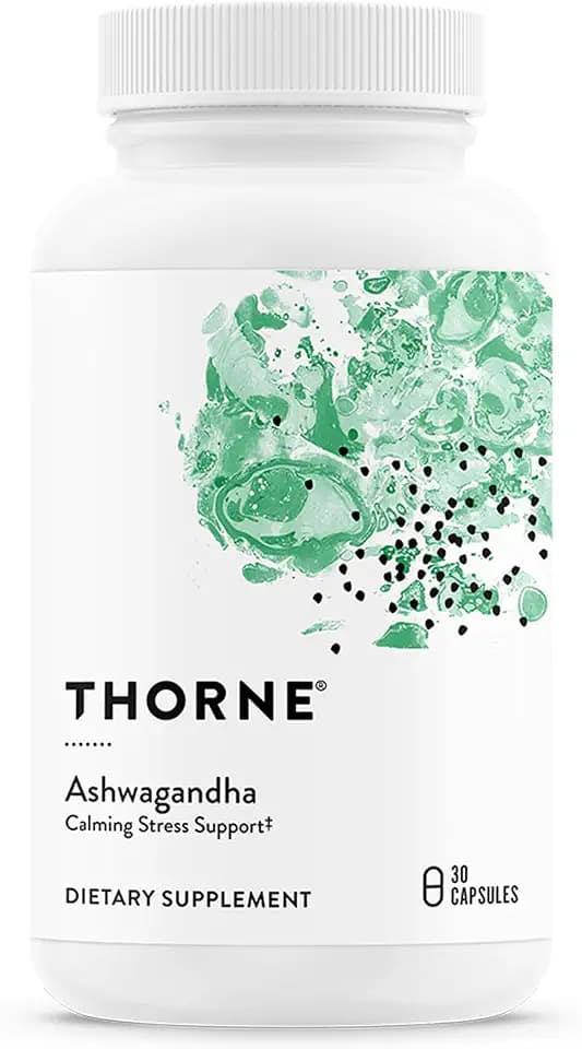 THORNE Ashwagandha, Highly Concentrated Shoden Extract, 30 Capsules