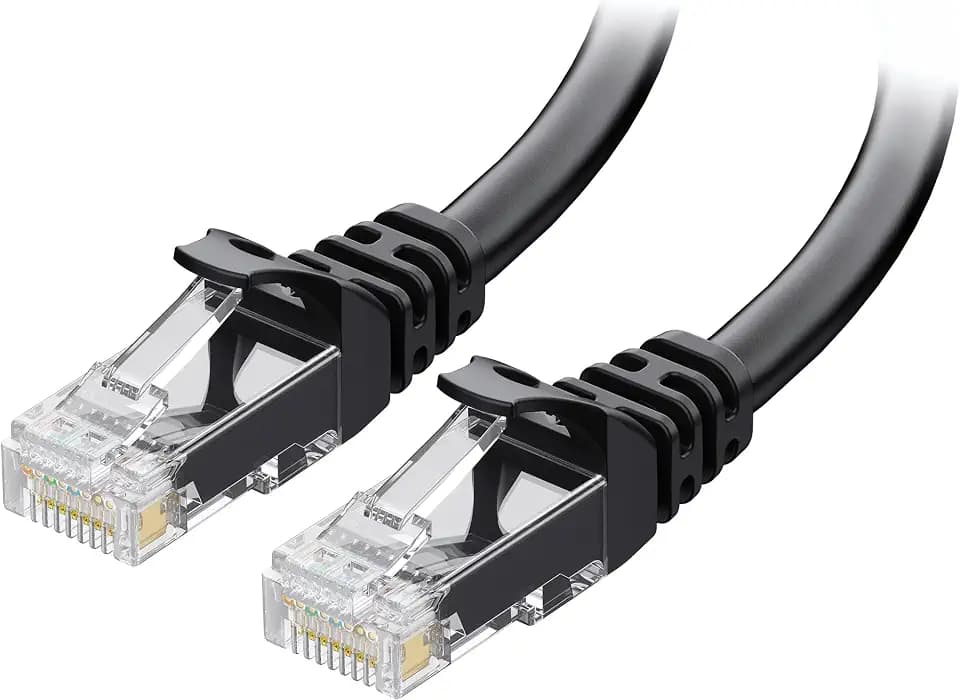 Cable Matters 10Gbps Snagless Cat 6 Ethernet Cable, 30ft, Black