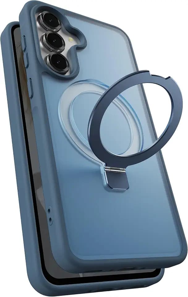 Magnetic Kickstand Case for Galaxy A36/A56, Navy Blue