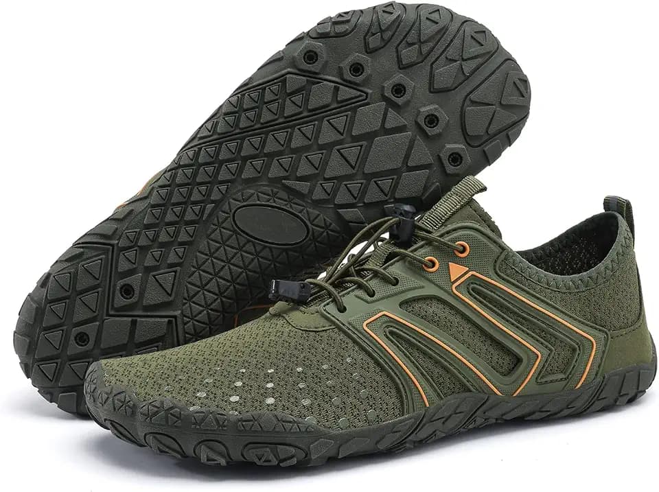 Hiking Barefoot Shoes for Women Men Breathable & Non-Slip Athletic Footwear Wide Toe Water Shoes,Designed for Walking,Running&Swimming