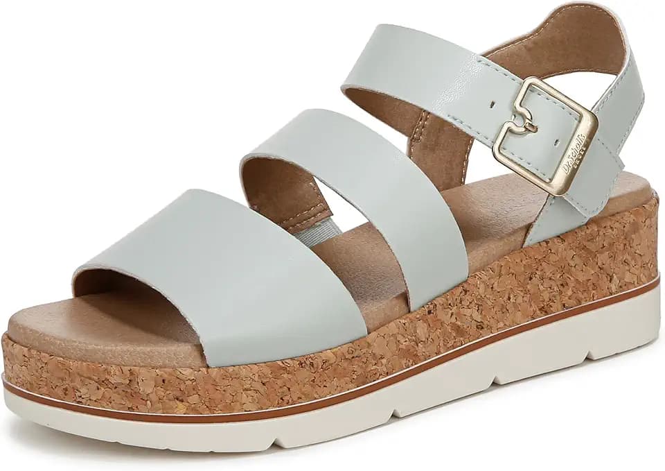 Dr. Scholl's Shoes Women's Once Twice Wedge Sandals, Platform Wedge Shoes