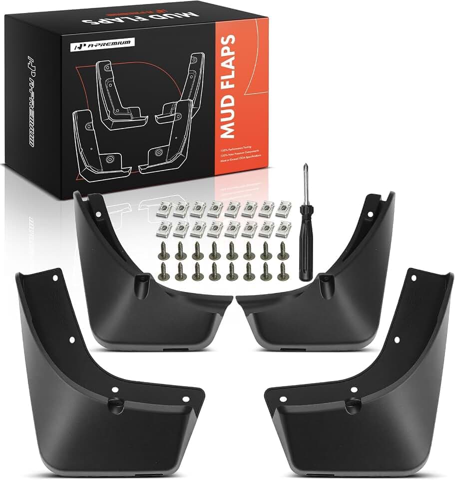 A-Premium Mud Flaps Compatible with Buick Enclave 2018-2024