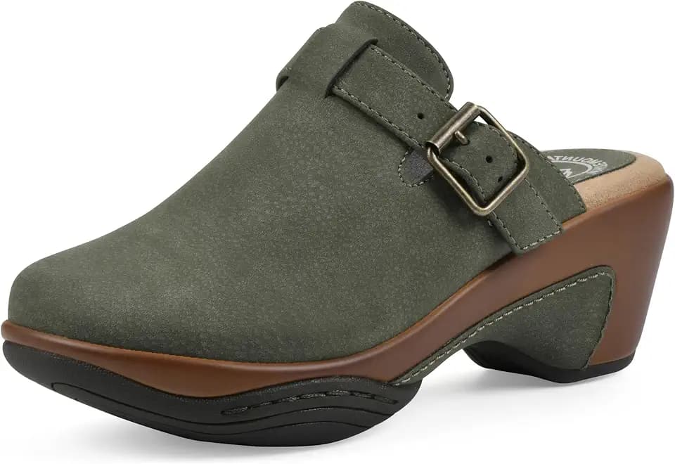 White Mountain Women's Viewed Heeled Clog