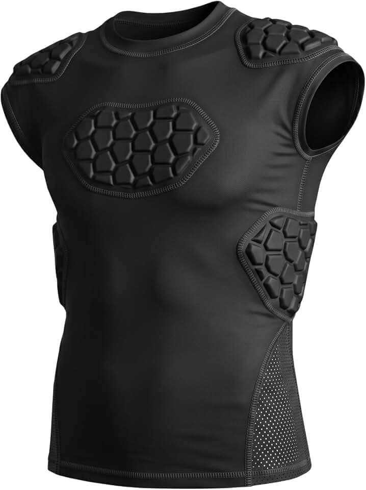 Exxact Sports Elite 6-Pad Adult Padded Football Shirt