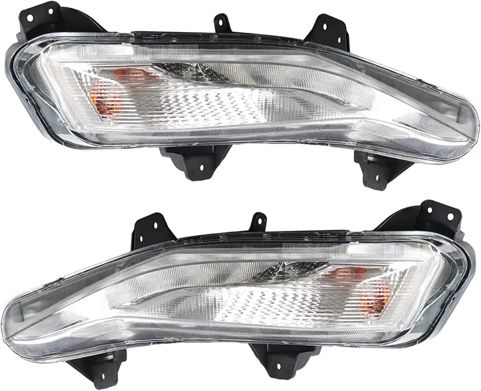 labwork Fog Lights Assembly Replacement for Malibu 2019-2024 Daytime Running Light Turn Signal Lamp Left+Right Side (Passenger & Driver Side)