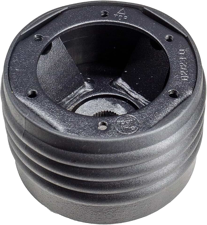 Simoni Racing Lenkradnabe kompatibel mit Landrover Defender/Discovery 1998-2001 (17,5mm - 36 Zahne), Schwarz