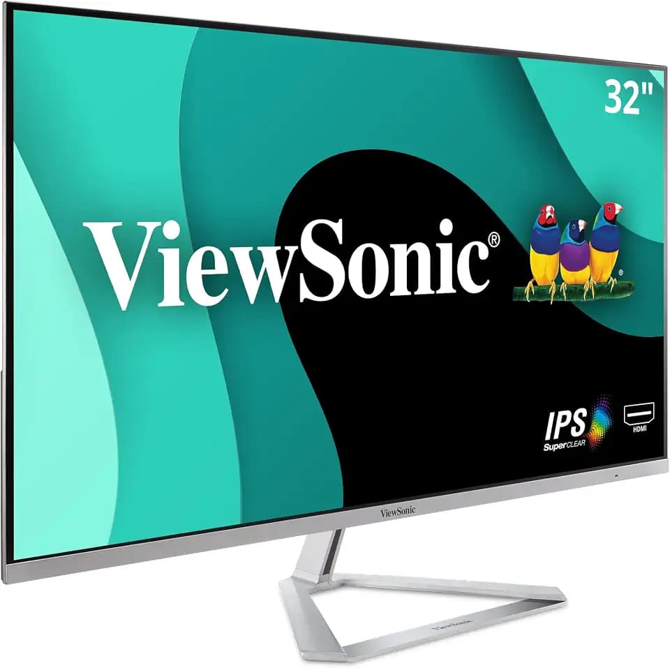 ViewSonic VX3276-MHD 32 Inch 1080p Widescreen IPS Monitor, HDMI, PC Display