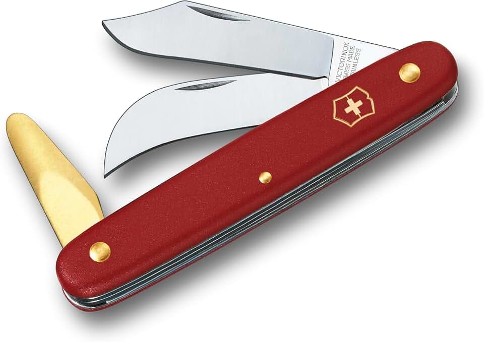 Victorinox Schweizer Taschenmesser Okulier- und Hakenmesser 3, Rot