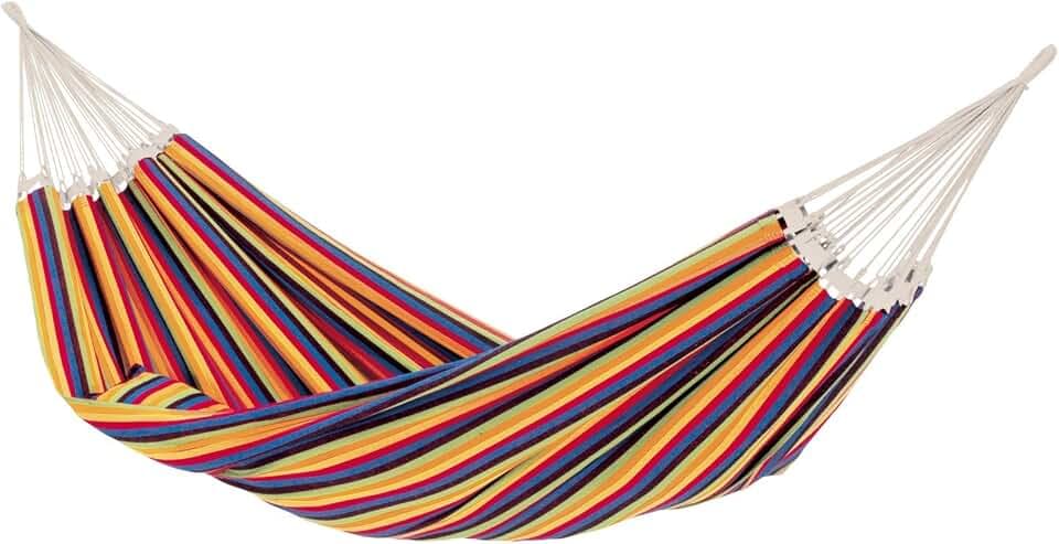 BYER OF MAINE Paradiso Hammock, Authentic Brazilian, Tropical, Recycled Cotton/Polyester Blend, Double, 142" L x 68" W, Holds up to 400lbs