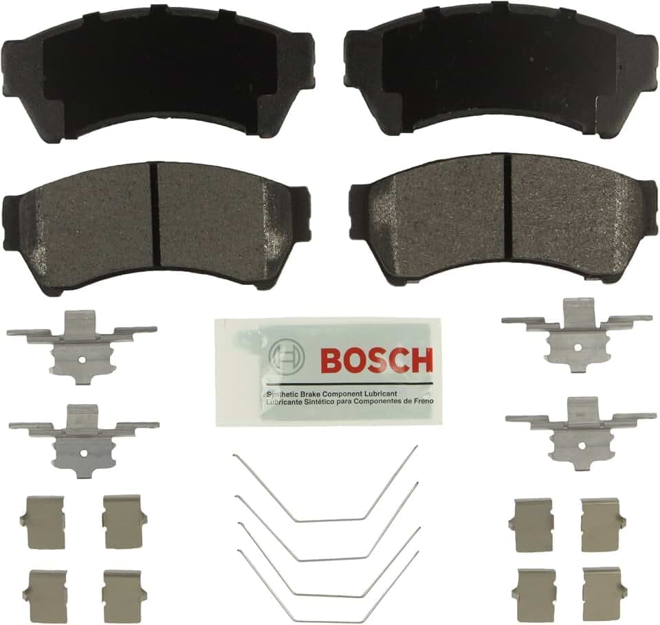BOSCH BE1164H Blue Ceramic Disc Brake Pad Set with Hardware - Front