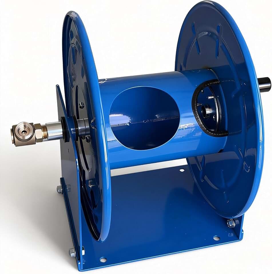 Manual Power Pressure Washer Hose Reel 150FT x3/8”, 300FTx1/4”
