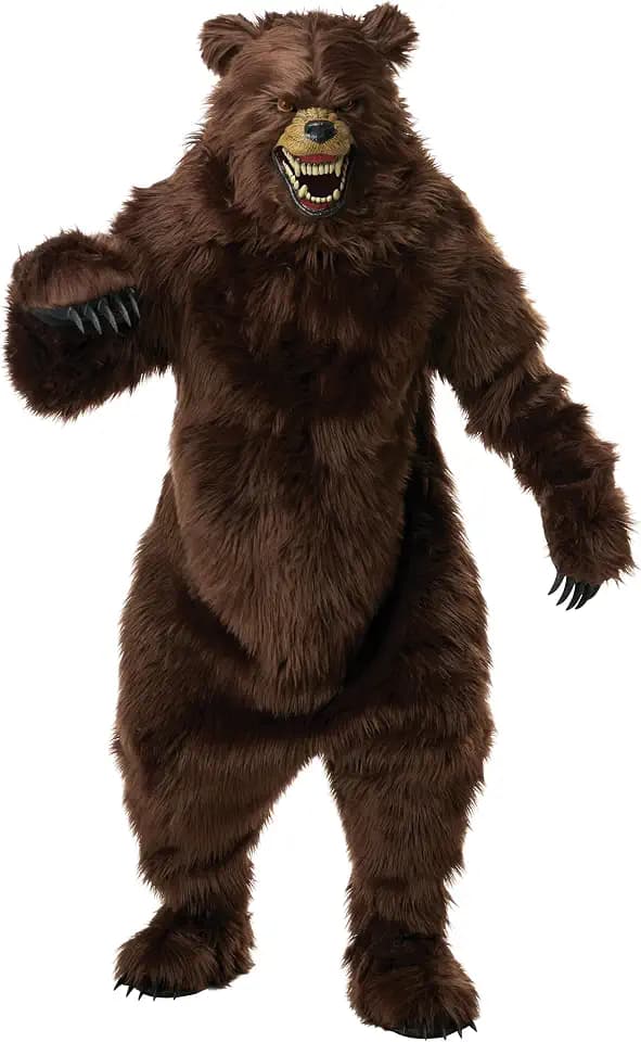 Deluxe Grizzly Bear Adult Costume with Ani-Motion Mask | Bear Costumes