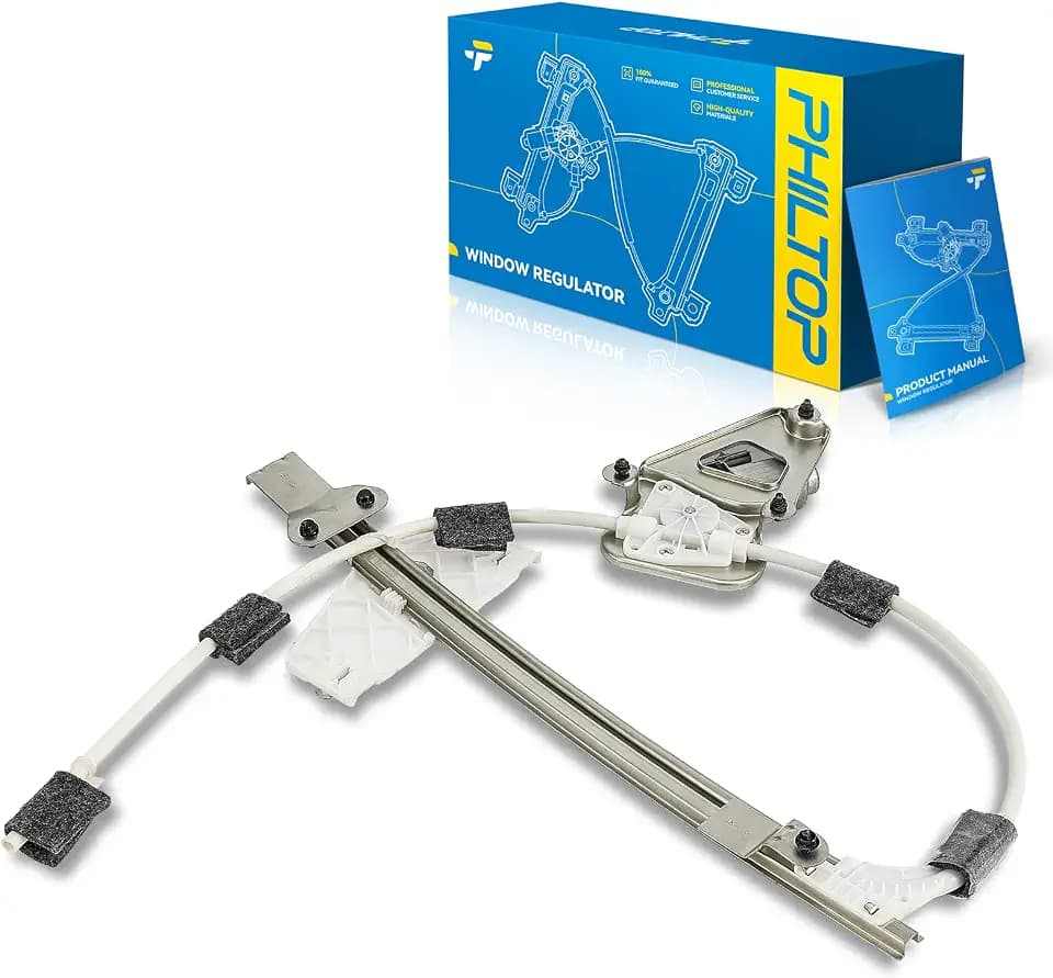 PHILTOP Front Right Power Window Regulator w/Motor for Liberty 2002-2007