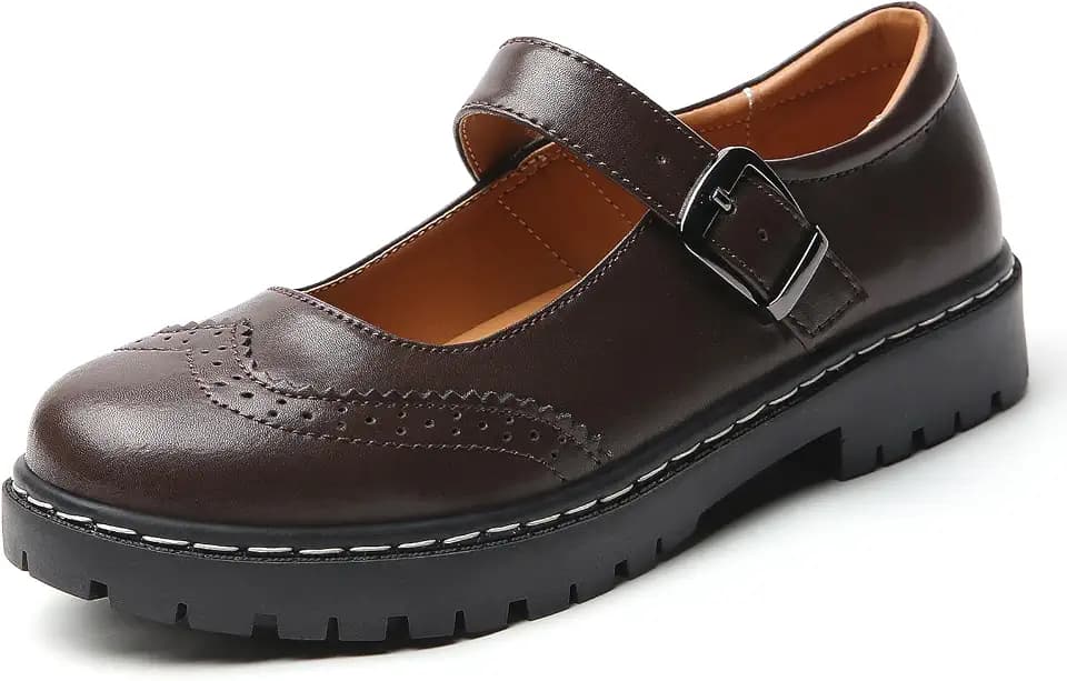 Mary Jane Shoes Women Platform Non-Slip Casual School Shoes