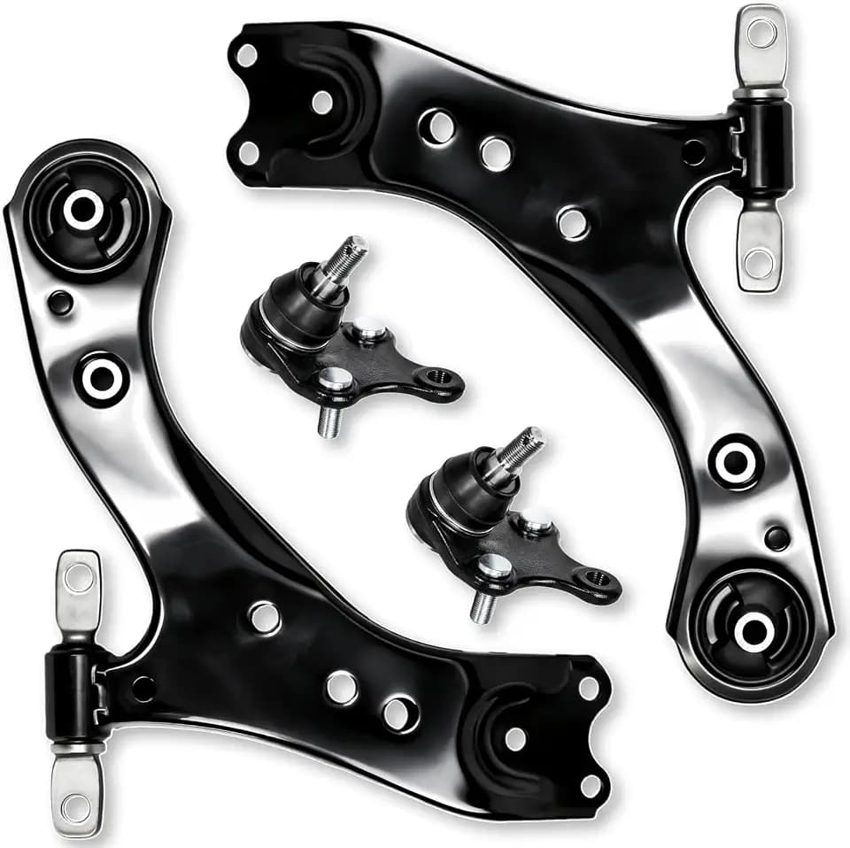 4pc Front Lower Control Arm Fit for Lexus ES300h ES350 ES250 19-24, for Toyota Avalon Camry 18-24 2018 2019 2020 2021 2022 2023 2024 W/Ball Joints Tie Rod End Sway Bar Link OE# K623939 K500062