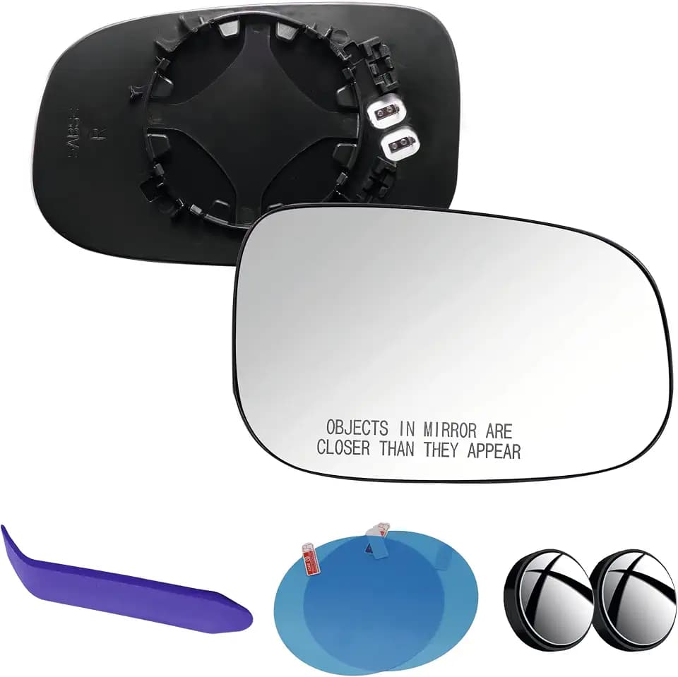 Passenger Side Mirror Glass Compatible with Volvo S40 S60 S80 C30 C70 V50