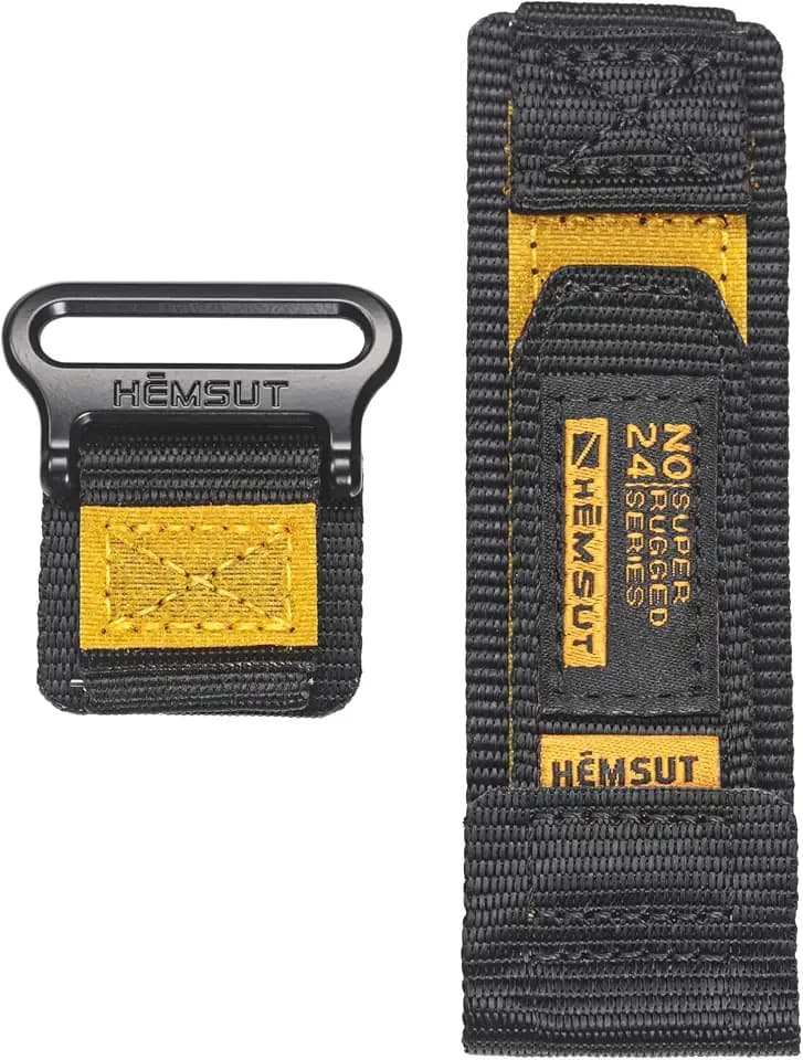 Rugged Nylon Sports Strap Compatible with Carbinox Edge/Blaze Round/Blaze S/X-Ranger/Vortex/Vesta/Blaze Square,Suunto Run 2/Vertical/9 Peak/9 Peak Pro/5 Peak/Race 2, T-Rex 3 Pro 48mm(not 44mm)