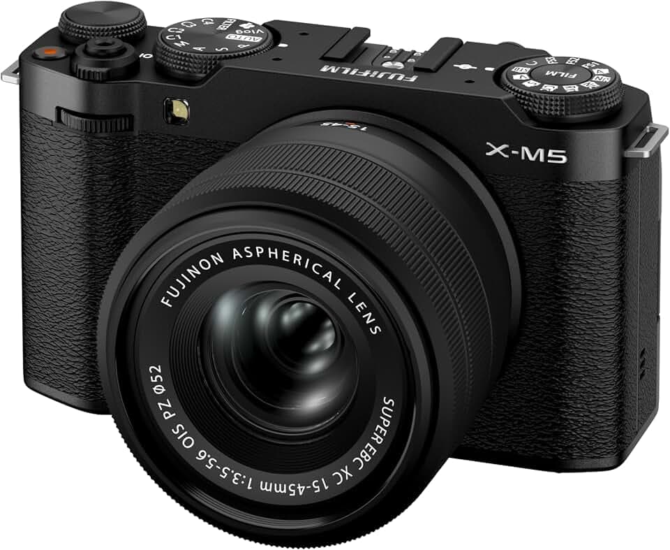 FUJIFILM X-M5 + XC15-45mm Kit schwarz