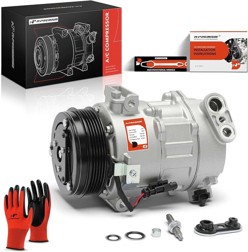 A-Premium Air Conditioner AC Compressor with Clutch