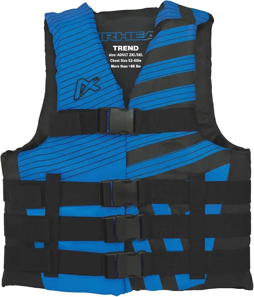 Airhead Trend Life Jacket for Adults & Kids - USCG Approved Life Vest for Men, Women, Youth & Child, Watersports Vest for Boating, Tubing & Swimming