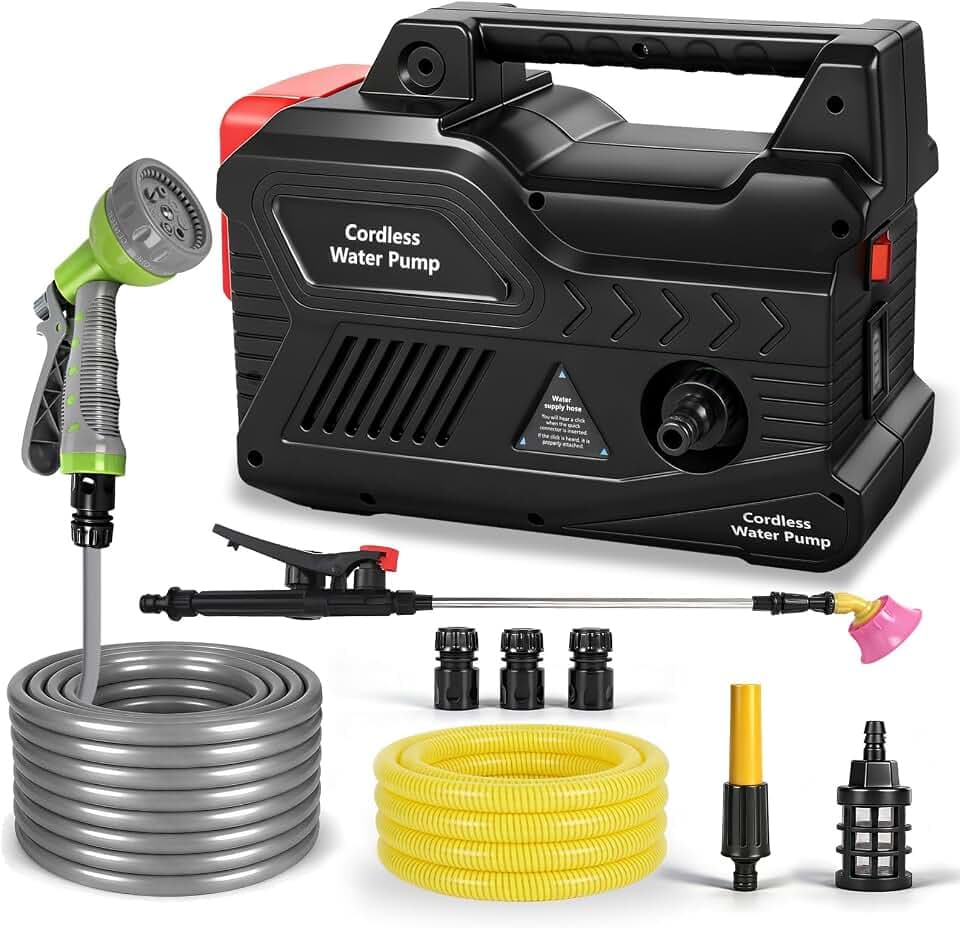 Wasserpumpe Pumpe für Makita 18V Akku, Selbstansaugende Elektropumpe
