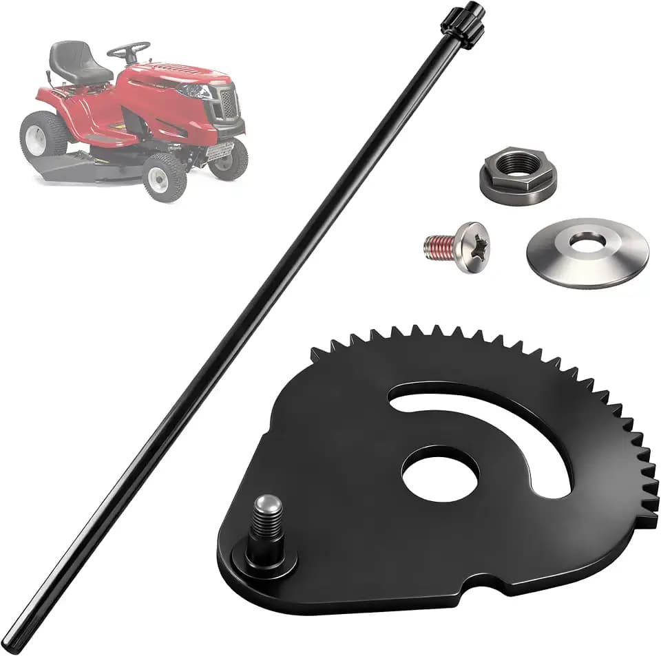 938-05078 Steering Shaft & 617-04024A Steering Gear Assembly Compatible with MTD/Troy-Bilt/Yard Man/Yard Machines/Bolens Lawn Tractor Replace Number 738-05078, 617-04024, with a Washer