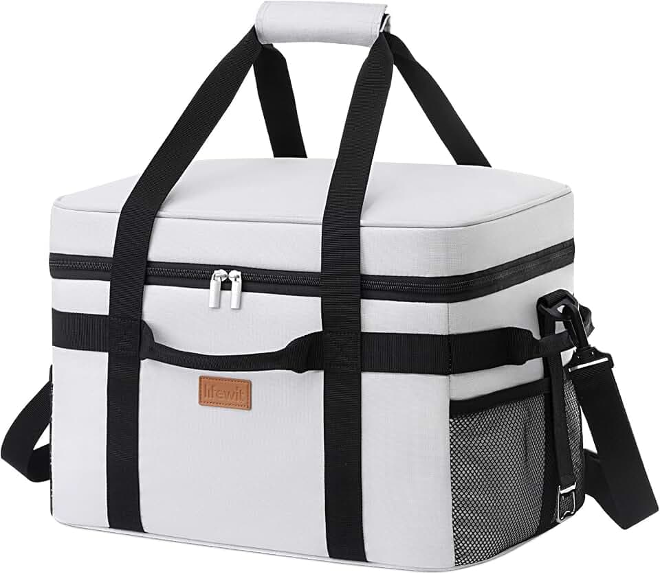 Lifewit 30/48/72 Can Soft Cooler Bag, Large Insulated Picnic Lunch Bag Box