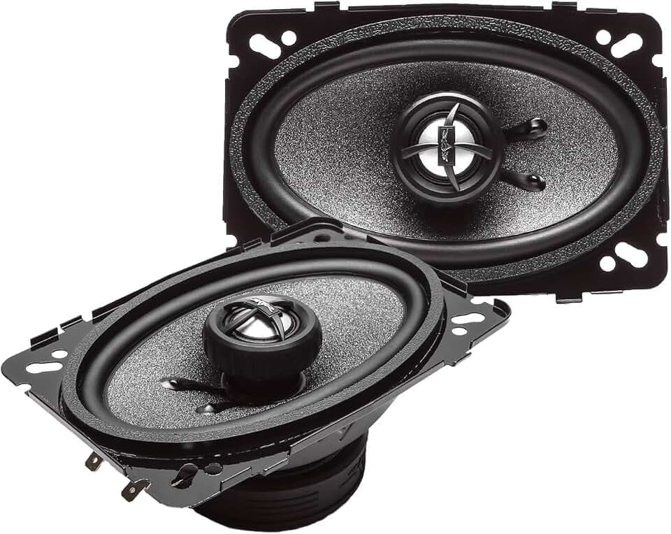 Skar Audio RPX46 150 Watt 2-Way 4"x6" Coaxial Speaker System, Pair