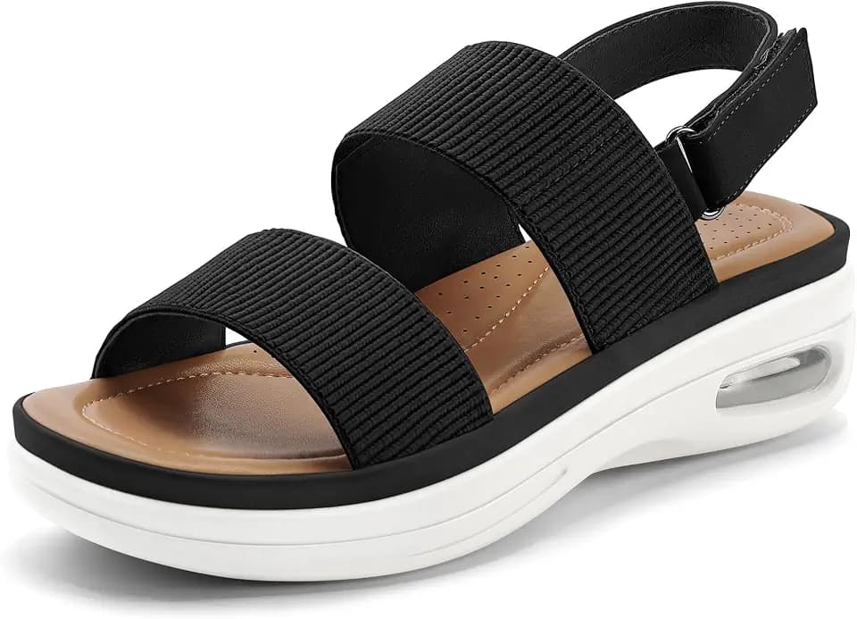 mysoft Women's Walking Sandals Comfortable Platform Summer Shoes