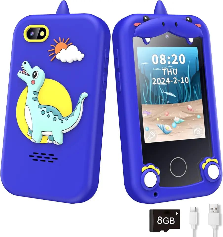 WEOLULI Kids Phone for Boys,Toys for 3-10 Year Old Boys Girls