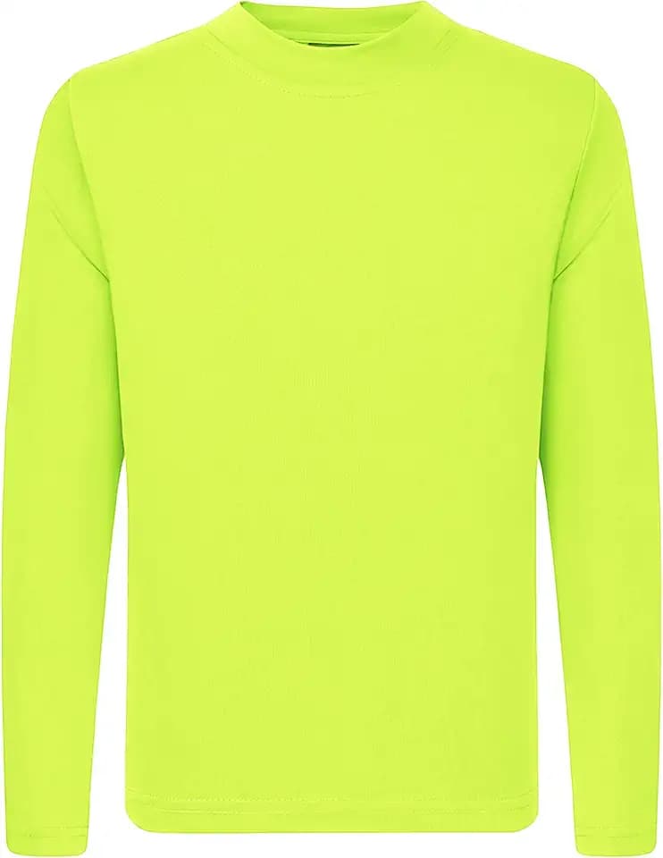 QBK 3T to Youth Neon Shirt Kids UPF 50+ Rash Guard Long Sleeve Athletic Tee