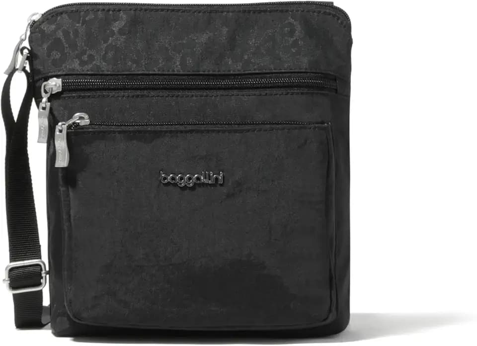 Baggallini Pocket Crossbody Bags for Women 8x8 Small Lightweight Durable Water-resistant Travel Purse W/Rfid