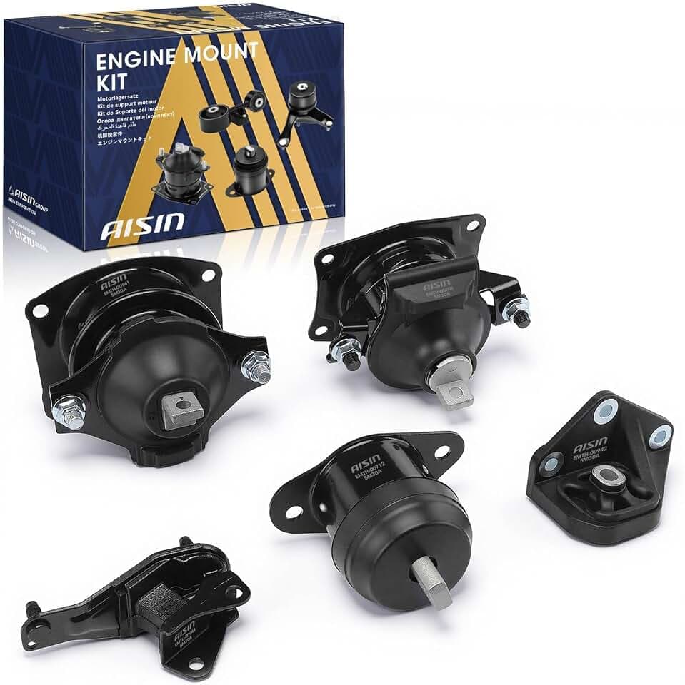 AISIN AFTERMARKET EMTH-20279 5Pcs Engine Motor & Auto Transmission Mount